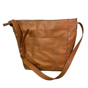 Universal Thread brown faux leather shoulder bag